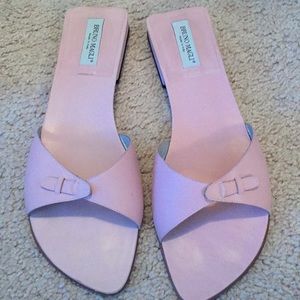 Bruno magli pink flats